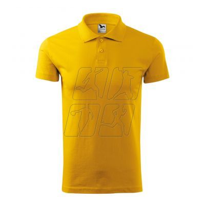 4. Malfini Single J. M MLI-20204 yellow polo shirt