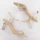 3. Sandals with zircons Potocki W LE20326 WOL282A