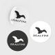 MALFINI sticker (black)