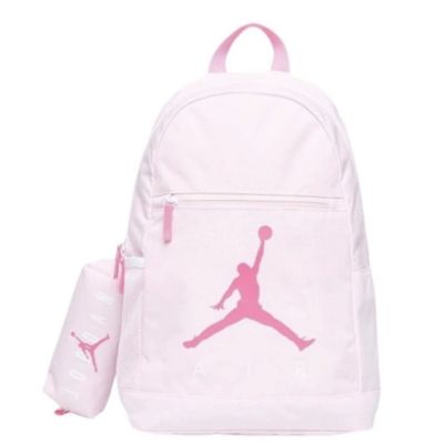 Air Jordan Jumpman School Pencil Case Backpack Pink + Pencil Case - 9B0503-I0A
