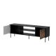 2. EF CORTINA TV cabinet 180x40x60 black/walnut