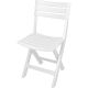 2. SET OF 4 KOMODO PLASTIC FOLDING CATERING CHAIRS WHITE