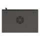 10. Wall-mounted rack installation cabinet 19" 4U 540x350 black glass door LANBERG (flat pack)
