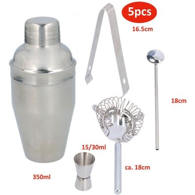 5. BARTENDER SET 5 PIECES DRINK SHAKER ALPINA TONGUE