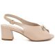 2. Beige Sergio Leone SK469 women's high-heeled sandals