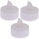 17. SET OF 3 LED TEA LIGHT CANDLES WITH GLITTER