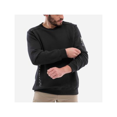 4. Men's MILLET Cdg Chamonix Swt Crneck M Sweatshirt, black
