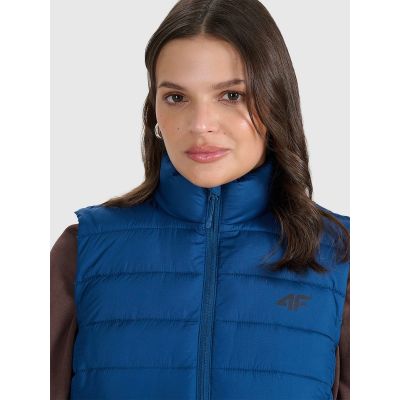 4. Women's down vest with synthetic filling 4F 4FWAW25TVJAF218-51S