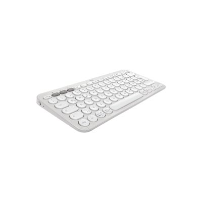 18. Logitech 920-012204 Keyboard Mouse Included Universal RF Wireless + Bluetooth QWERTZ German White
