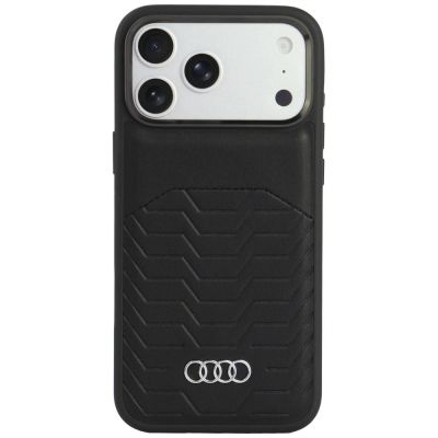 Audi GT Synthetic Leather MagSafe Case for iPhone 18 Pro Max / 17 Pro Max - Black