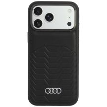 Audi GT Synthetic Leather MagSafe Case for iPhone 18 Pro Max / 17 Pro Max - Black