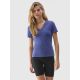 2. Women's plain organic cotton T-shirt 4F