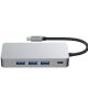 4. Tech-Protect HB05 HUB 9in1 USB-C + USB2.0 + USB3.0 + HDMI 4K 60HZ + SD / TF + PD100W + RJ45 adapter - gray