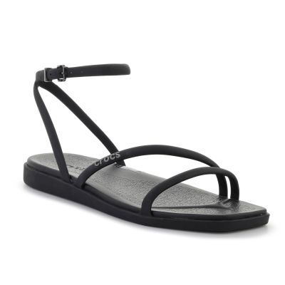 CROCS MIAMI ANKLE STRAP SANDAL IN BLACK 212256-001
