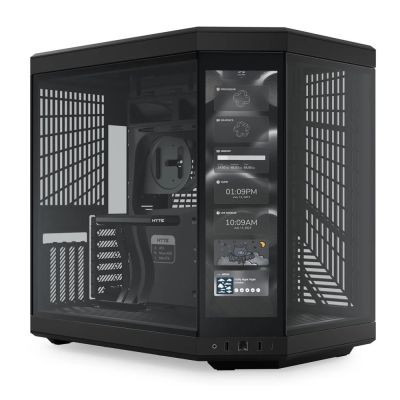7. HYTE Y70 Midi Tower Black