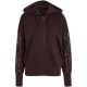 2. Women's adidas Seasonal Essentials Animal Print 3-Stripes Full-Zip Hooded Sweatshirt Brown KV9299