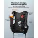 8. Spigen A721 Dynamic Shield ML Running Vest with 500 ml Soft Flask - Black