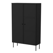 PALAZZO BIS display cabinet 100x39x166 black matt