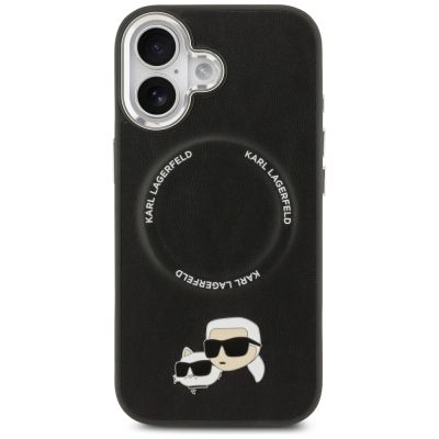 3. Karl Lagerfeld Karl & Choupette Pins MagSafe Case for iPhone 17 - Black