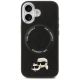 3. Karl Lagerfeld Karl & Choupette Pins MagSafe Case for iPhone 17 - Black