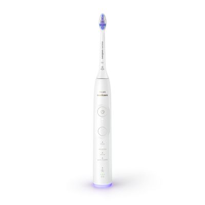 4. Philips 7100 HX7429/02 sonic toothbrush, for adults, Sonic toothbrush, Daily care, Gum protection, Gentle, Whitening, 62000 movements per minute, Black, White, 2 min, 4 x 30 sec