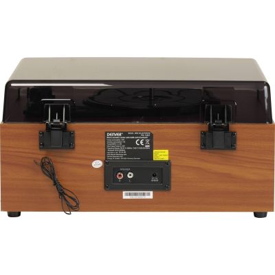 4. Denver MRD-52 Retro Stereo with Light Wood Turntable