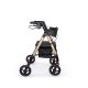 3. Marseille four-wheeled walker, gold color RF-617/ZŁ REHAFUND