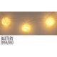 9. FUR BALL GARLAND LAMPS BATTERY-OPERATED 50MM LED WARM WHITE