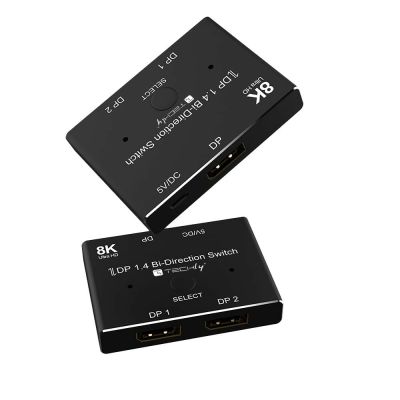 2. Techly IDATA-DP-2DP-8KT DisplayPort Video Switch