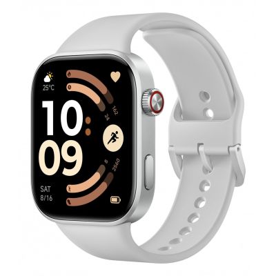 2. Xiaomi REDMI Watch 6 | Smartwatch | GPS (satellite) | AMOLED | 2.07" | Waterproof | Silver Gray
