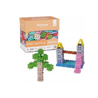 5. Marioinex Mini Waffle building blocks, 200 pieces, pastel