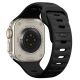 2. Tech-Protect Silicone Line Strap for Apple Watch 44 / 45 / 46 / 49 mm - Black