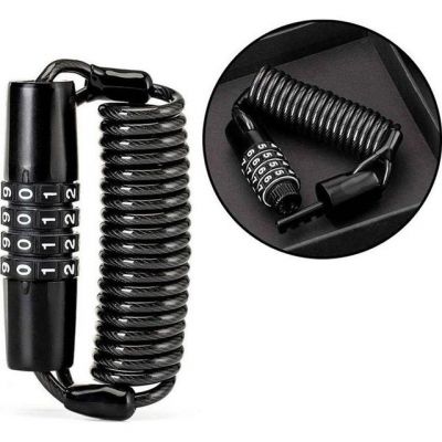 2. Rockbros T609 combination bike lock, 1.5 m – black
