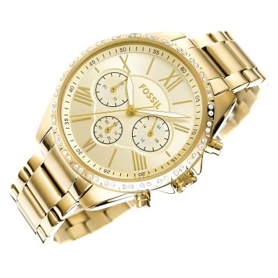 2. FOSSIL Modern Courier Chronograph BQ3378 Women's Watch + BOX