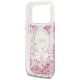 7. Guess Resin Bottom Glitter MagSafe Case for iPhone 17 Pro - Pink