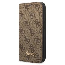 Guess GUBKP14XHG4SHW iPhone 14 Pro Max 6.7 "brown / brown book 4G Vintage Gold Logo