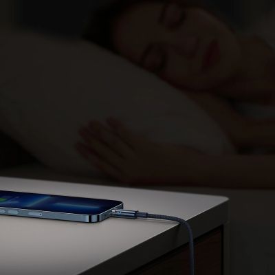 15. Baseus CATS000003 Lightning - USB-C cable 20W 480Mb/s 1m - blue