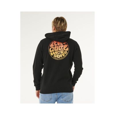 3. RIP CURL Wettie Passage Icon Zip Thru Men's Sweatshirt Black