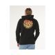 3. RIP CURL Wettie Passage Icon Zip Thru Men's Sweatshirt Black