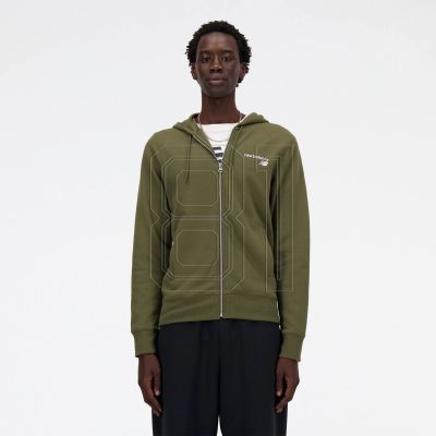 5. New Balance Classic Core Full Zipper Hoodie M MJ03907DMO
