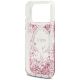 7. Guess Resin Bottom Glitter MagSafe Case for iPhone 18 Pro Max / 17 Pro Max - Pink