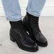 7. Rieker Remonte D1A70-01 Women's Leather Waterproof Ankle Boots Black
