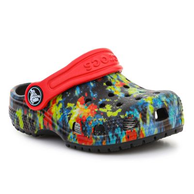 2. Crocs Classic Tie Dye Graphic Kids Clog T Jr 206994-4SW flip-flops