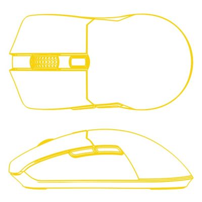 16. HATOR Pulsar 3 Wireless Gaming Mouse Ambidextrous RF Wireless + Bluetooth + USB Type-C Optical 12000 DPI