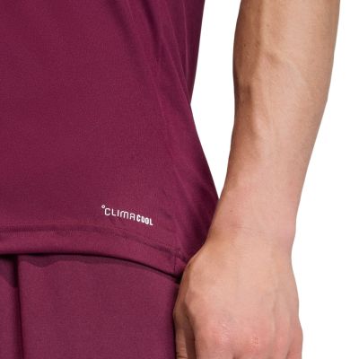 6. adidas Entrada 26 Jersey Men's T-Shirt burgundy JZ2507