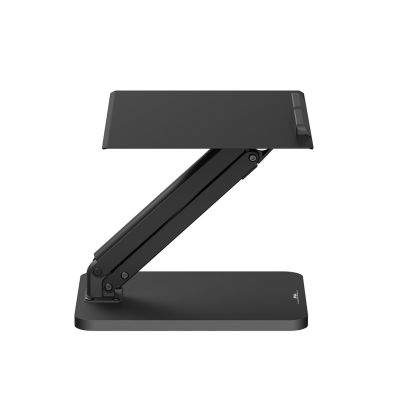 9. MACLEAN DESK STAND FOR MONITOR OR LAPTOP, GAS SPRING, FOR SITTING AND STANDING WORK, BLACK MC-493