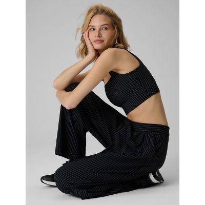 4. Women's slim striped crop-top 4F 4FRAW26TSLEF373-20S