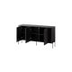 2. VERA chest of drawers 150x40x80 black matt