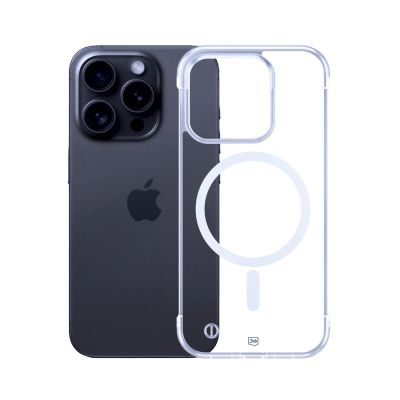 5. 3mk Just20g MagCase for iPhone 16 Pro Max - Transparent
