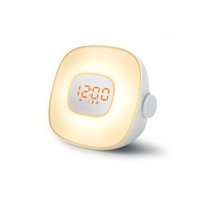 7. Muse Light ML-198 CR Clock Radio, White
